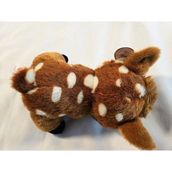 Ty Beanie Babies Buckley Plush Velvety Fawn Deer Glitter Eyes Stuffed Animal Tag - Picture 6 of 7